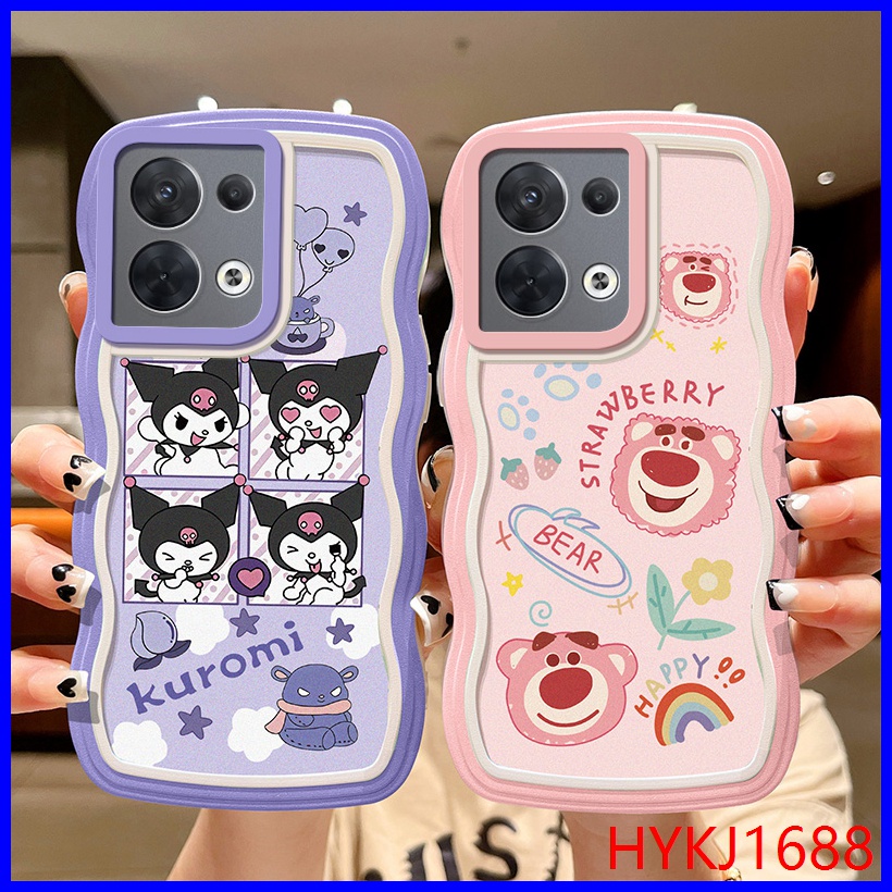 Ốp lưng Oppo Reno8 5G Ốp Điện Thoại tpu Mềm Họa Tiết Lượn Sóng Cho Oppo Reno 8 5G Reno8 5G TY