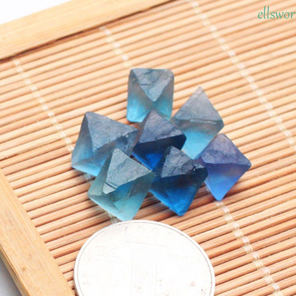 Đá Fluorite Xanh Lam Tự Nhiên Trong Suốt Dùng Làm Trang Sức