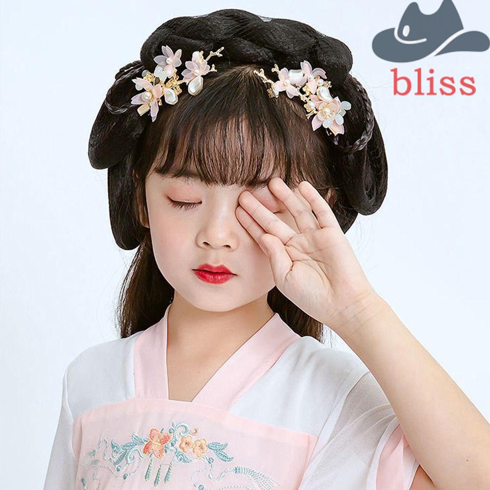 Băng Đô Cài Tóc Giả Thời Trang Hàn Quốc Cổ Điển Cho Bé Gái