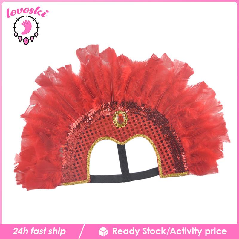 Phụ Kiện Cài Tóc Lông Vũ Thời Trang Dùng Biểu Diễn Sân Khấu