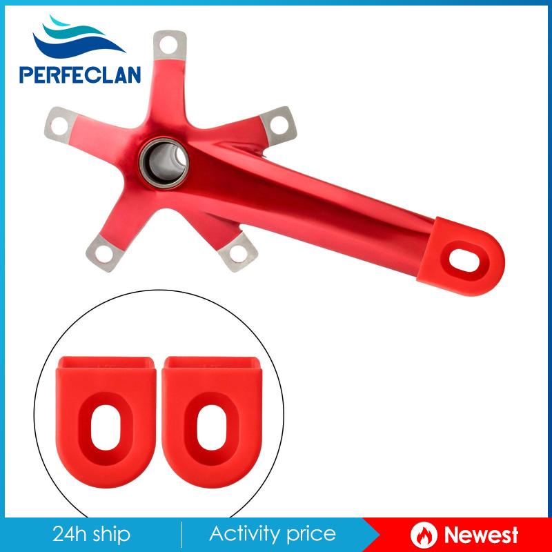 Set 2 Miếng Silicone Bọc Bảo Vệ Cánh Tay Quay Xe Đạp