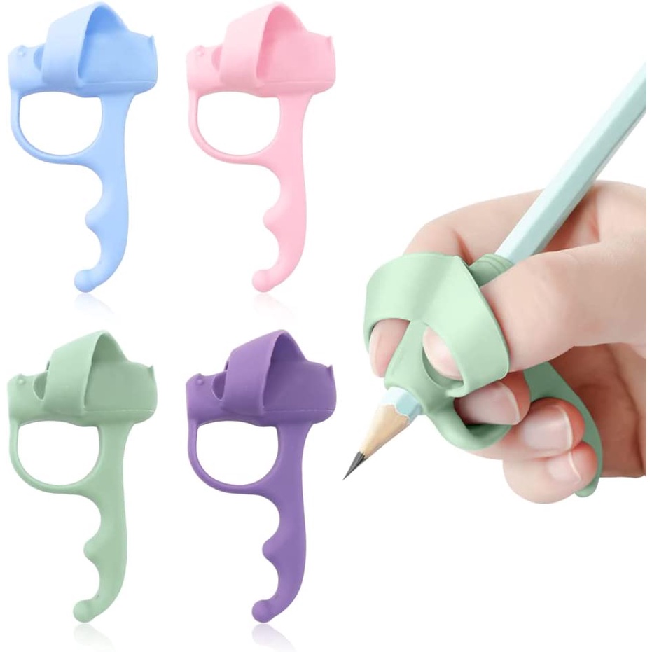 1 Cặp / Hộp 5 Nút Gắn Bút Chì Bấm Điều Chỉnh Tư Thế Cho Bé