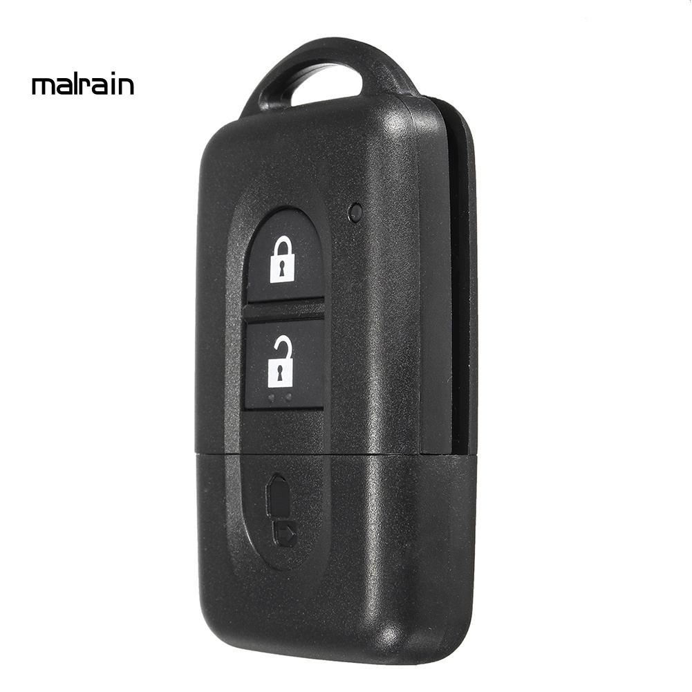 Vỏ Chìa Khóa Điều Khiển Từ Xa 2 Nút Cho Nissan Micra Xtrail Qashqai Juke