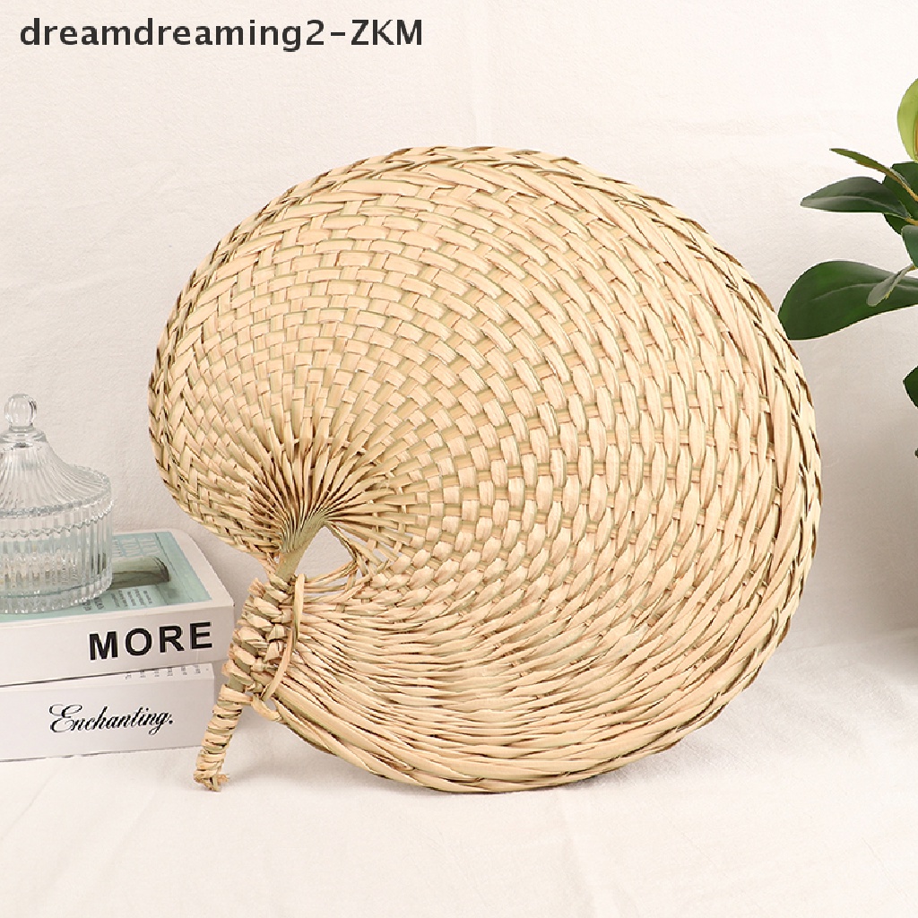 [Dreaming] Quạt Đan Mây Thủ Công Bằng Tay Tự Nhiên Trang Trí Đám Cưới [zkm]