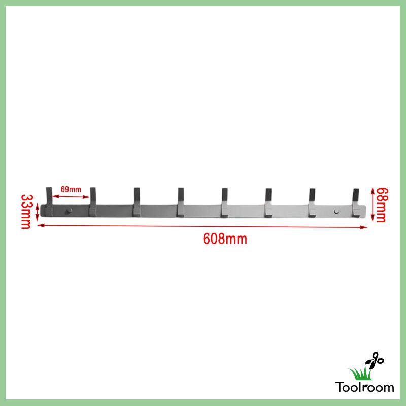 Giá Treo Áo Khoác / Nón / Áo Khoác Bằng Nhôm Với 8 Móc Treo Tiện Dụng Cho Lễ Phục Vụ