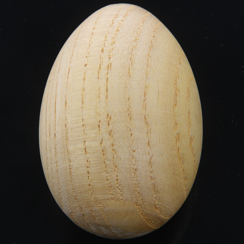 Bộ 2 Đồ Chơi Âm Nhạc Bằng Gỗ Hình Quả Trứng Lắc Tạo Nhịp Điệu Cho Bé