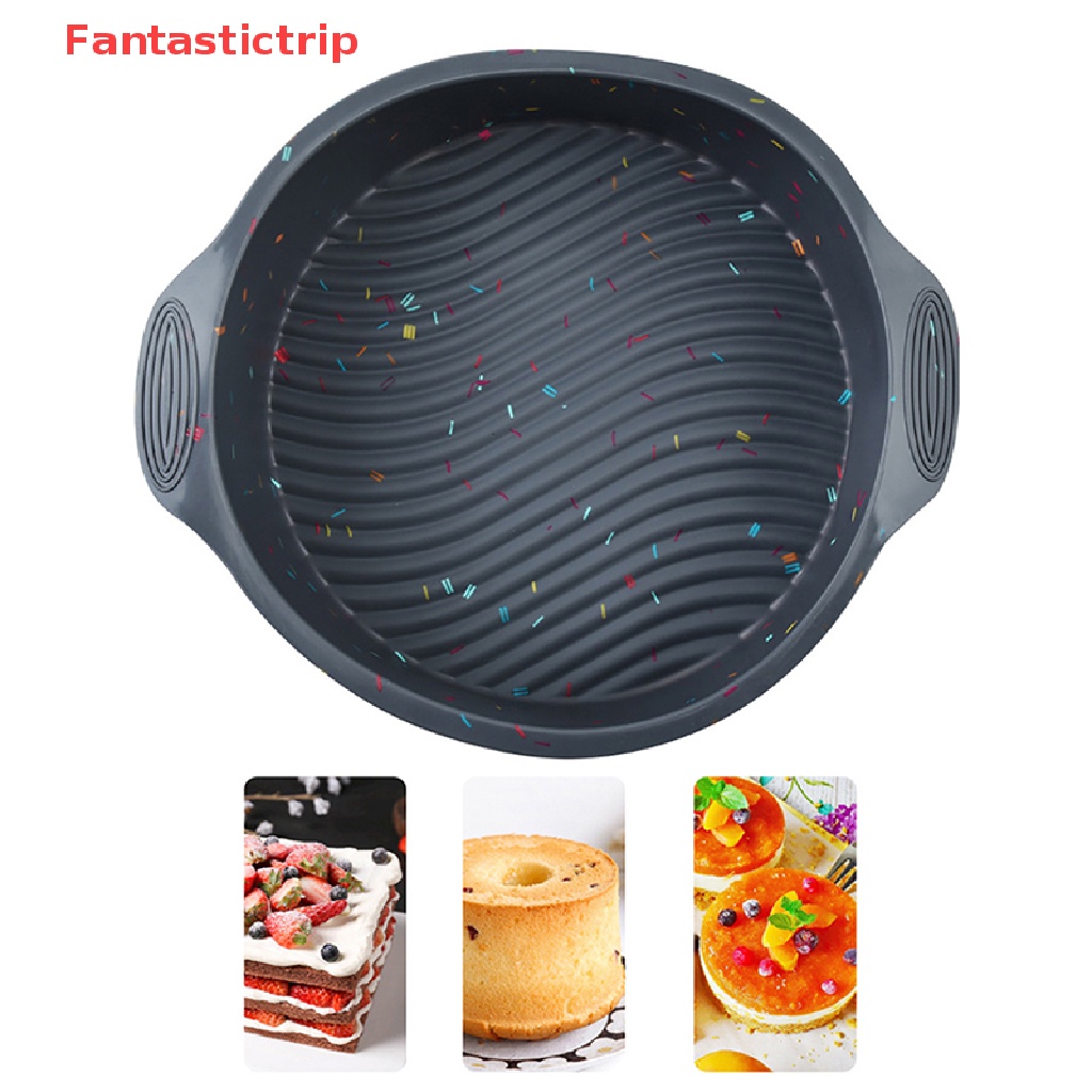 Khuôn Làm Bánh Mousse / Bánh Mì Hình Tròn Bằng Silicone Tái Sử Dụng Được DIY