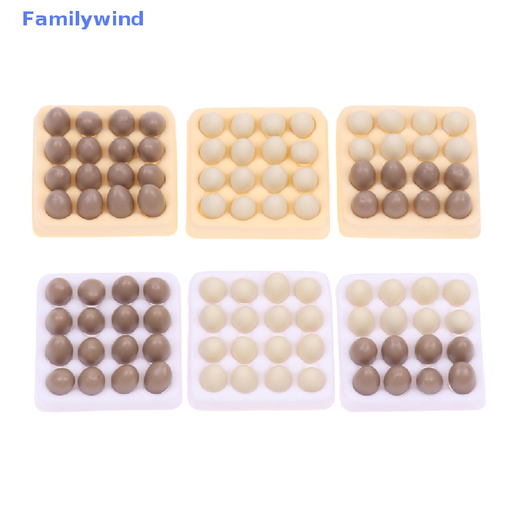 1 Bộ Đồ Chơi Gồm Trứng Ốp La Và Khay Trứng Mini Trang Trí Nhà Búp Bê