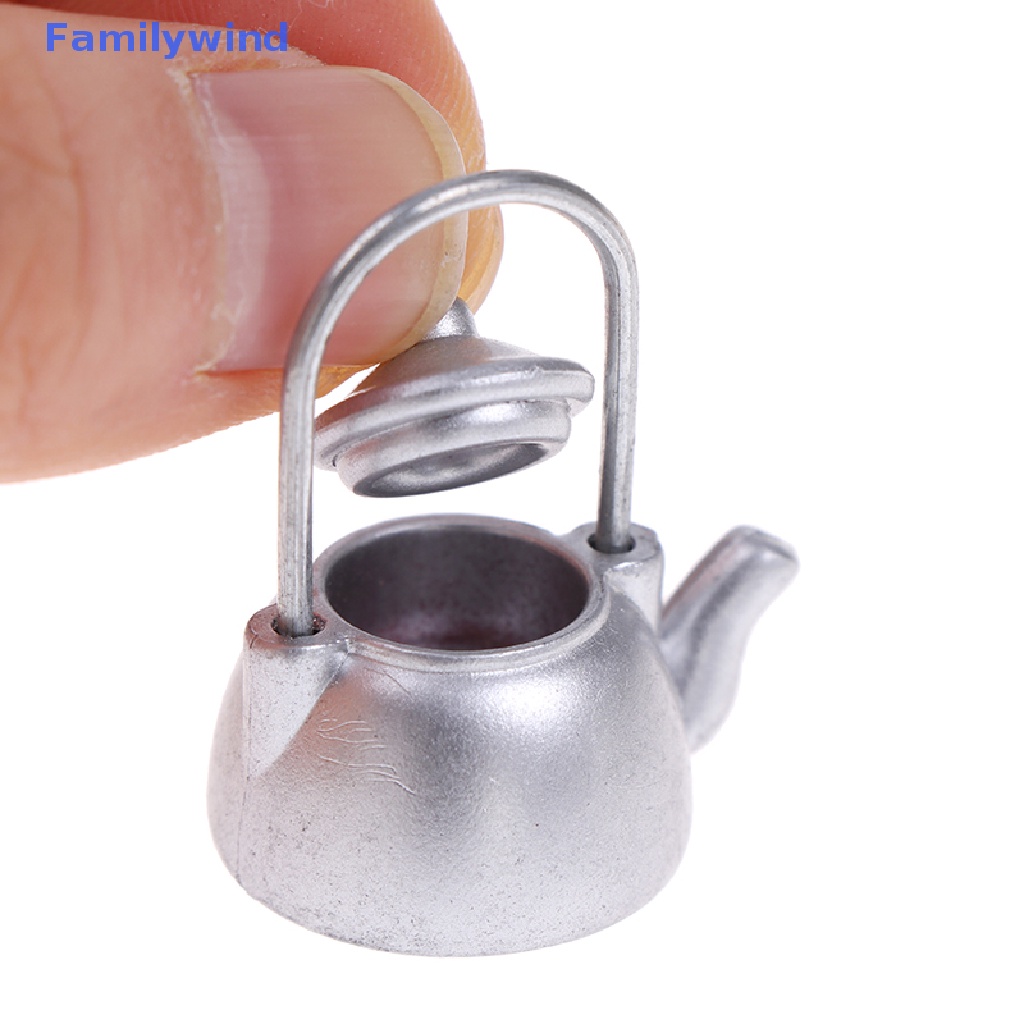 Set 3 Mô Hình Ấm Trà Mini Trang Trí Nhà Búp Bê