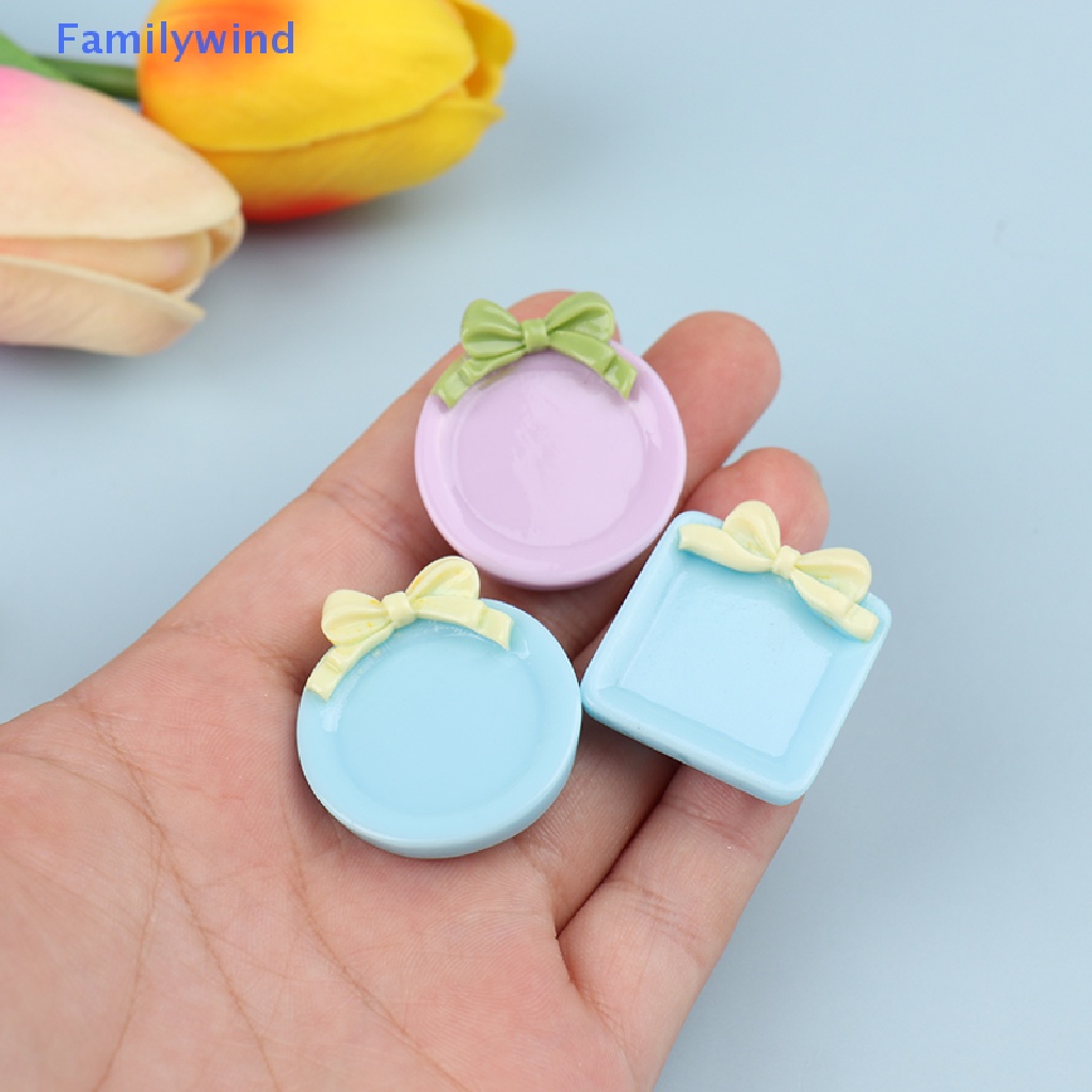 Set 5 Đĩa Đựng Món Tráng Miệng 1: 12 Mini Trang Trí Nhà Búp Bê