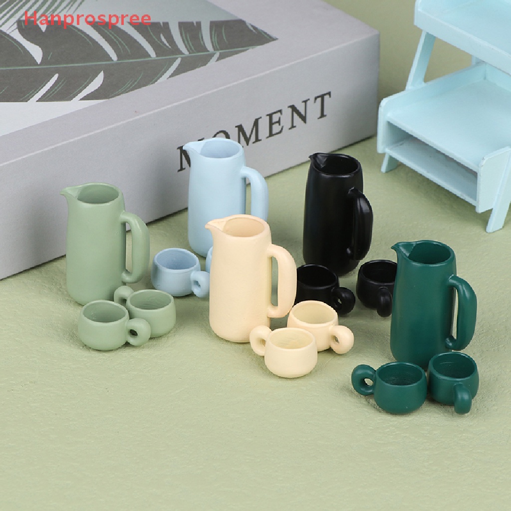 Bộ Cốc Và Bình Nước Mini Trang Trí Nhà Búp Bê