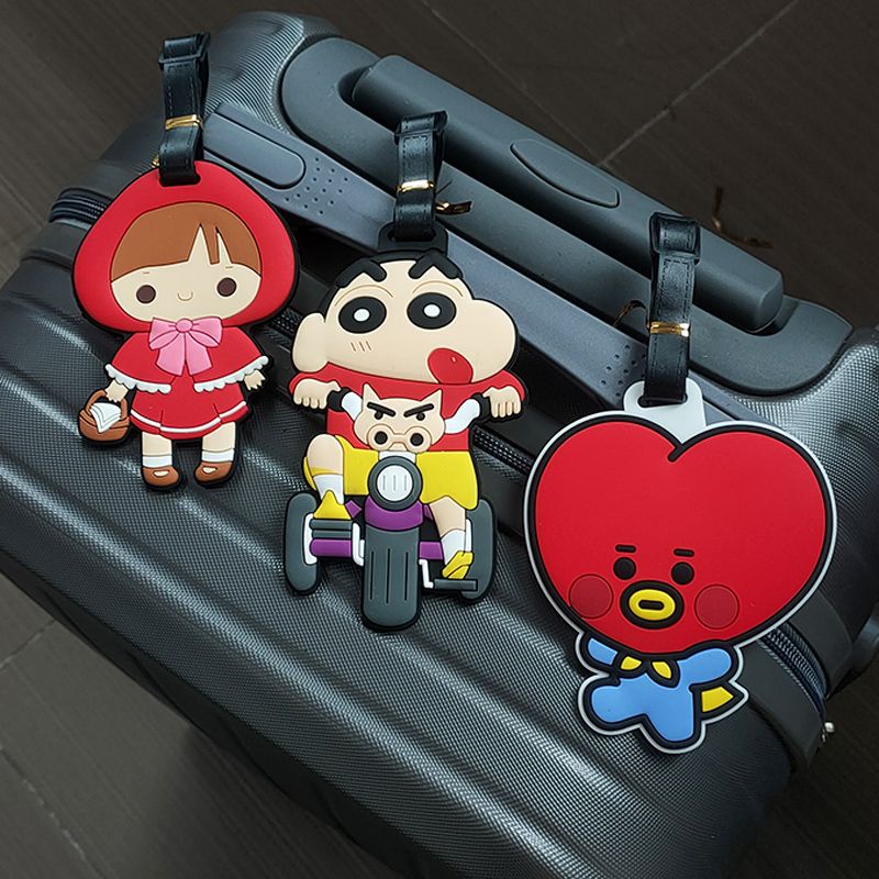 Thẻ Treo Hành Lý Chống Thất Lạc Hình Shin-Chan Hoạt Hình Dễ Thương