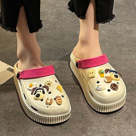 Cosy_Zone dép kiểu nữ đi chơi dép bánh mì thoáng khí  Mềm Mại Chống Trượt 2023NEW APR0604