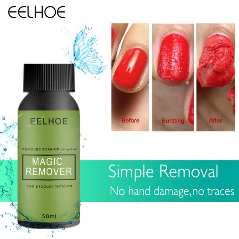 Keo Sơn Móng Tay Loại Bỏ Lớp Giáp Tháo Dỡ Nổ   Keo Tẩy Thần Kỳ 50Ml-Ampe