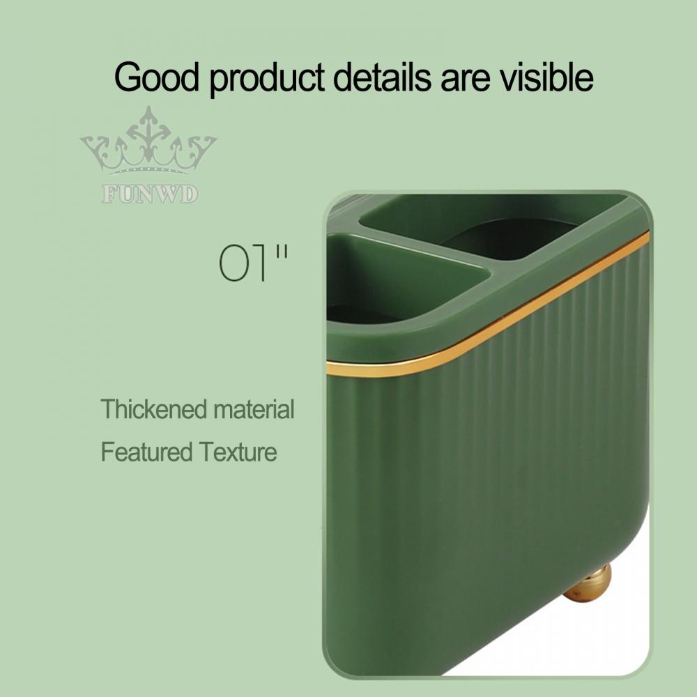 【FUNWD】Tissue Holder 22x12x11cm/8.66x4.72x4.33inch Green/White/Blue Multifunctional
