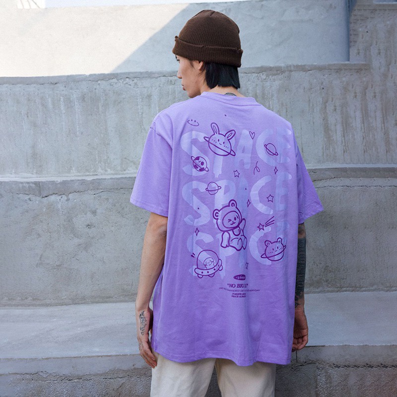 Áo Thun Tay Ngắn In Họa Tiết Graffiti Phong Cách Vintage Dành Cho Nữ