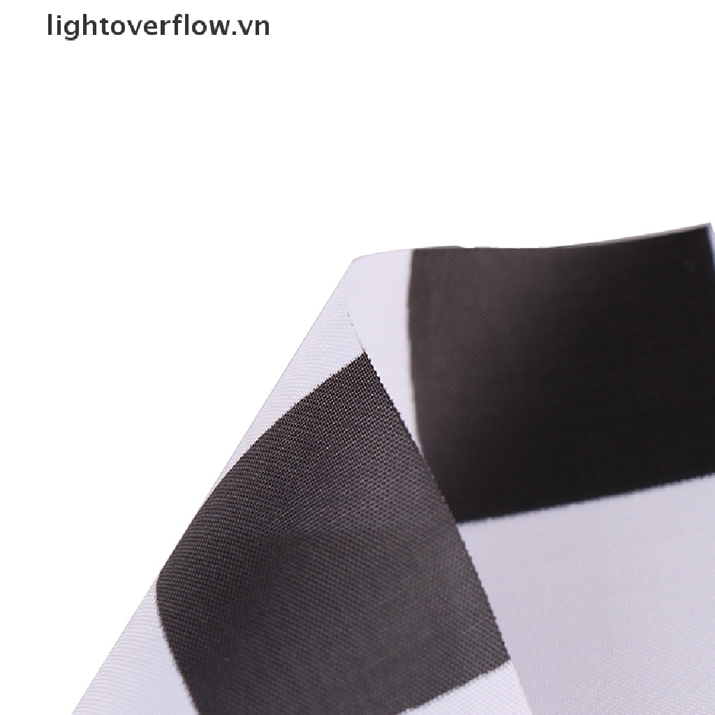 Bộ 10 Lá Cờ Đua Xe Hình Vuông Màu Trắng Đen Độc Đáo