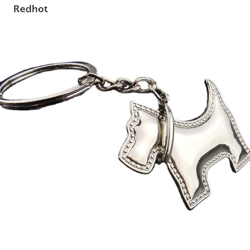 &lt; Redhot &gt; Móc Khóa Kim Loại Hình Chú Chó Đáng Yêu Thời Trang Chất Lượng Cao Dành Cho Túi Xách / Xe Hơi