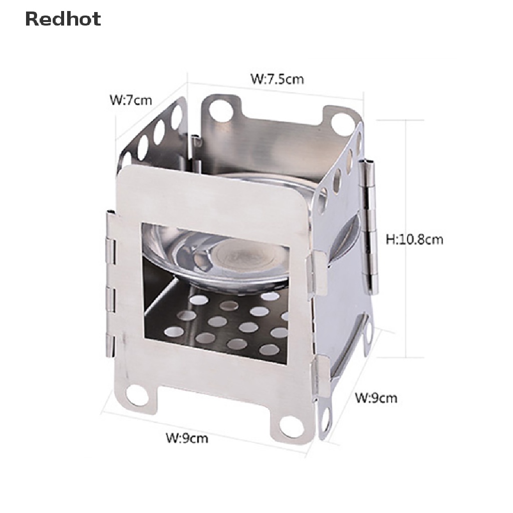 Bếp Lửa Bằng Thép Không Gỉ Có Thể Gấp Gọn Tiện Dụng Khi Đi Dã Ngoại