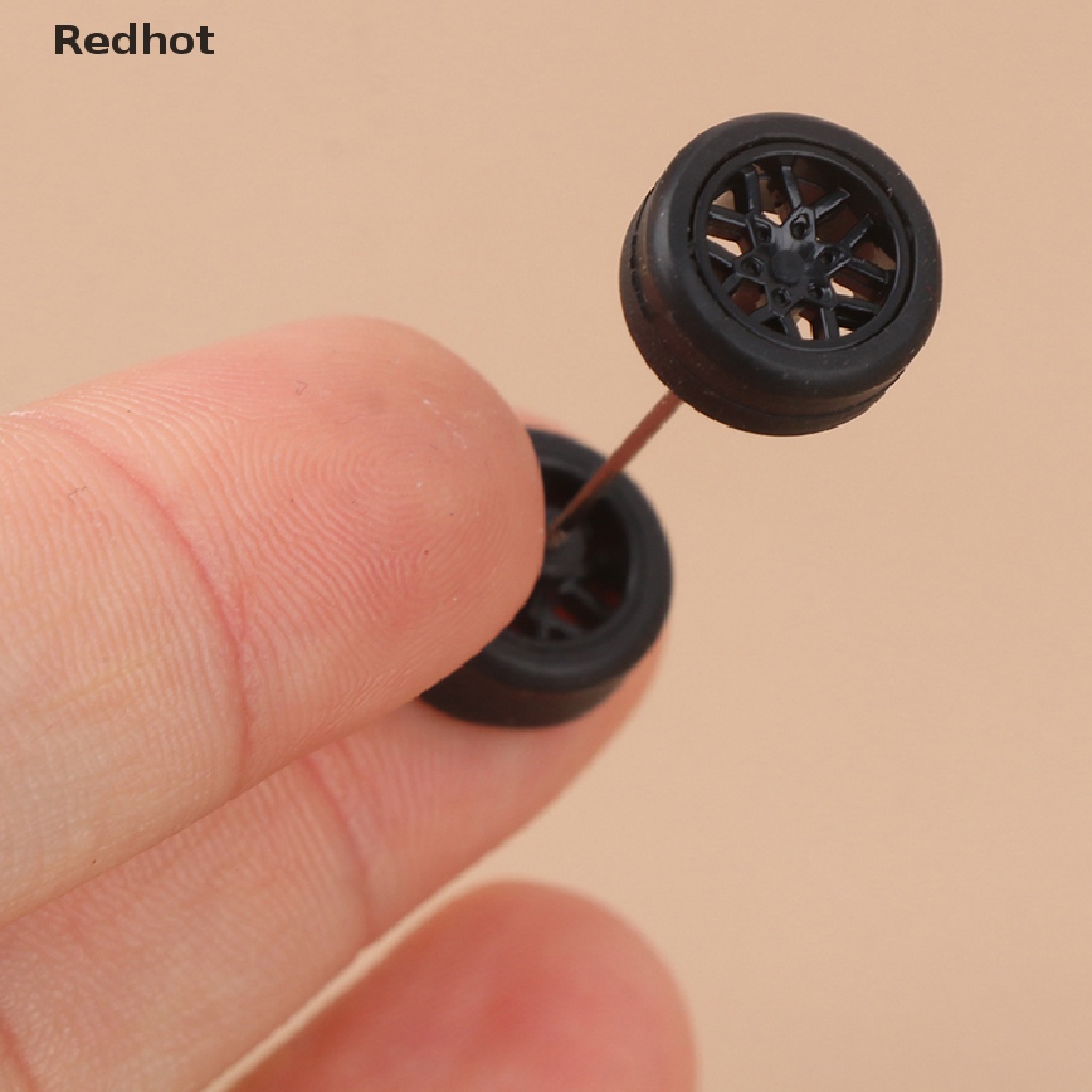 Bộ 4 Bánh Xe Cao Su 10mm Thay Thế Cho Xe Đồ Chơi