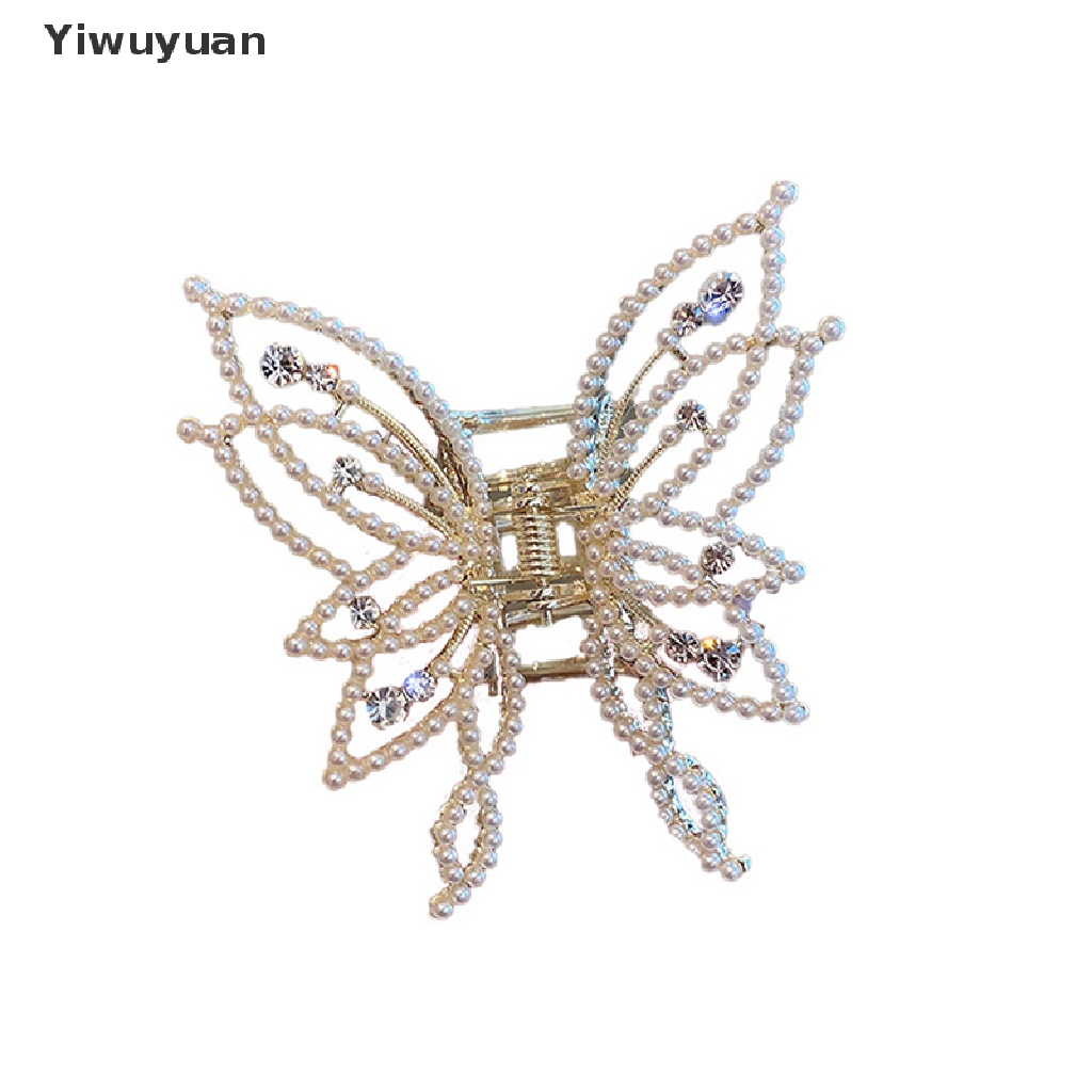 &lt; Yiwuyuan &gt; Kẹp Tóc Càng Cua Kim Loại Thời Trang Thanh Lịch Cho Nữ