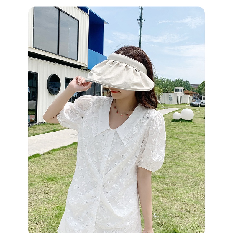 Mũ Chống Nắng / Tia UV / Tia UV Hở Chóp Thời Trang Đi Biển Mùa Hè Cho Nữ 35UM