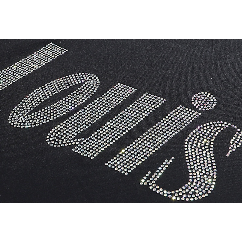 Bán Chạy Nhất Áo Thun Cotton Tay Ngắn In Hình Khoan Plus Size Unisex