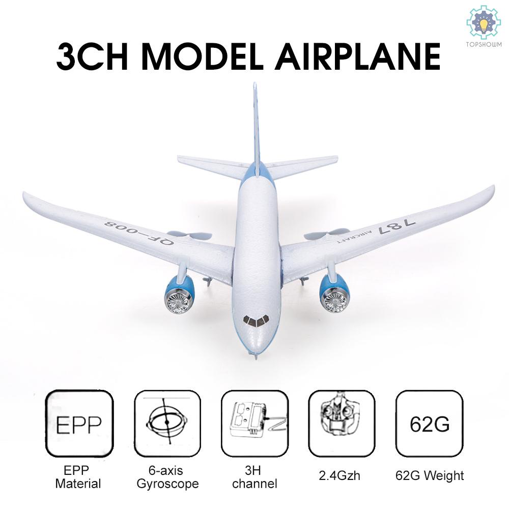 Mô Hình Máy Bay Chiến Đấu 3CH 2.4G tosw) QF008 Boeing 787 3CH 4G Chuyên Dụng