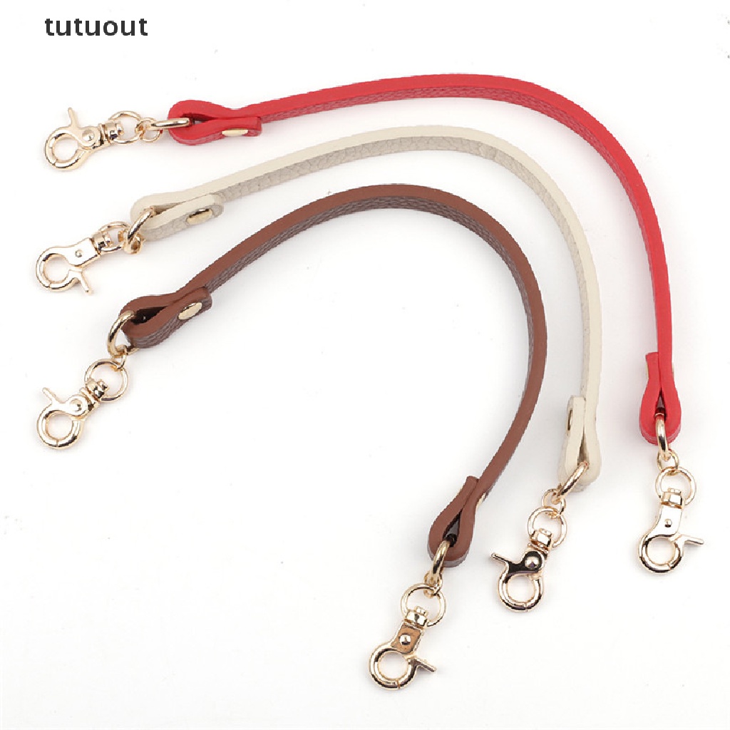 Dây Đeo Túi Xách Bằng Da Pu Có Khóa Vàng Thay Thế Tiện Dụng