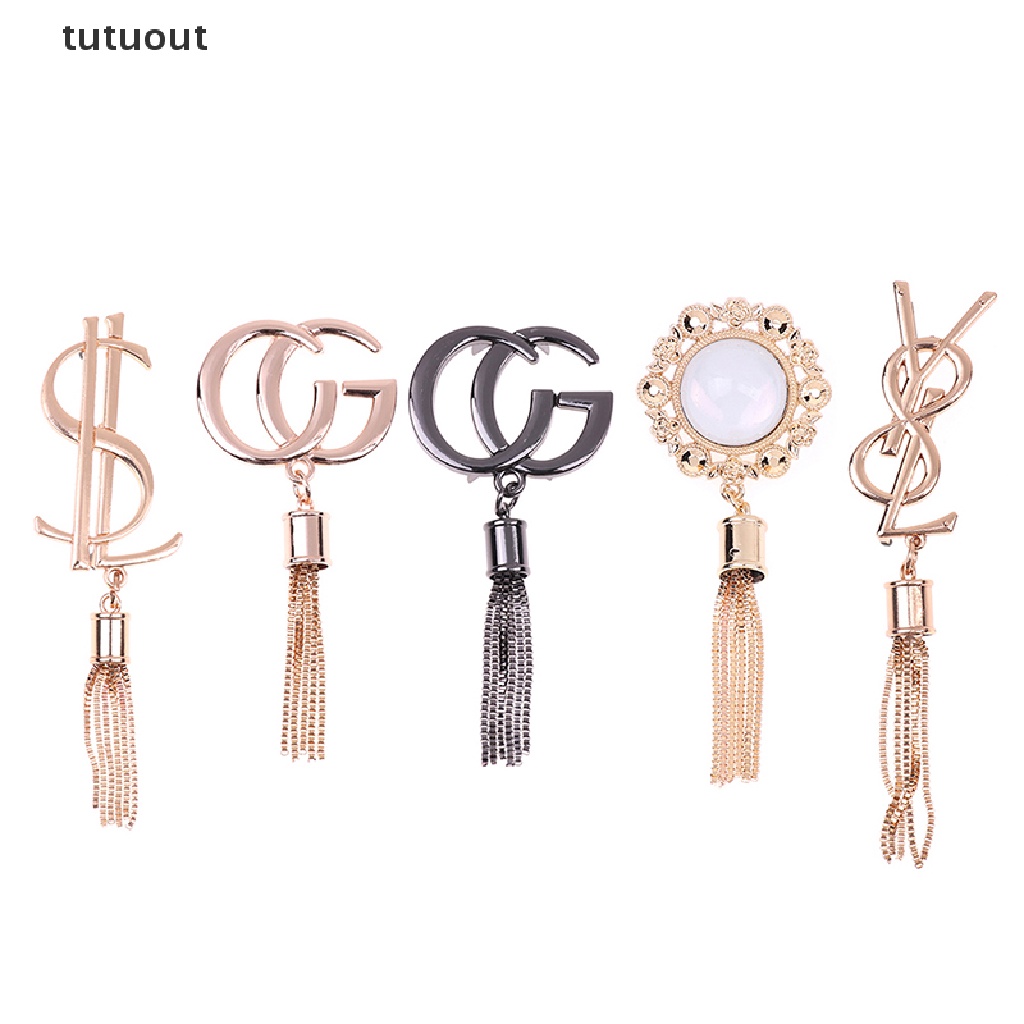 Khóa Kim Loại Gắn Túi Xách Phối Tua Rua Dễ Thương DIY