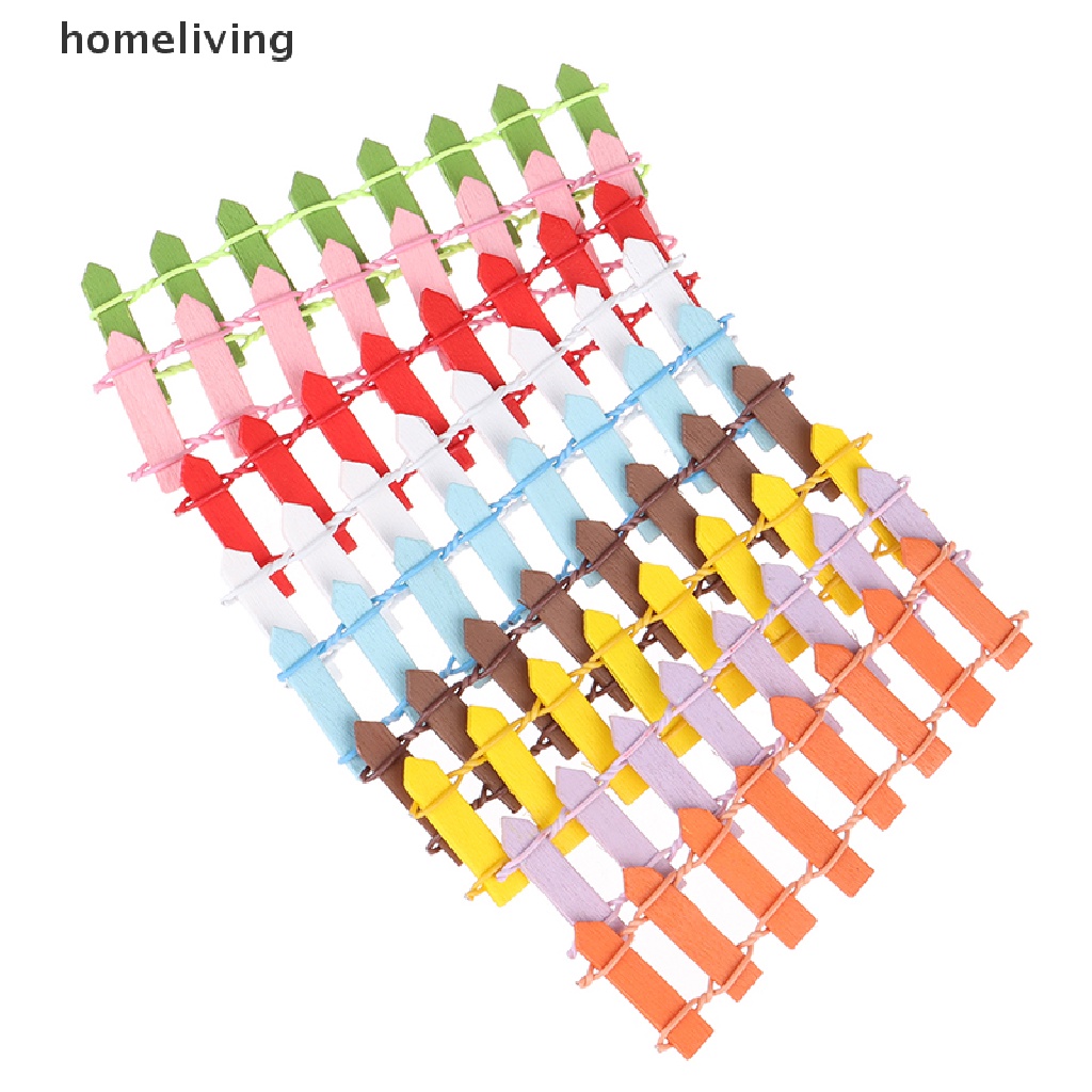 Set 5 Hàng Rào Gỗ Mini Trang Trí Tiểu Cảnh DIY