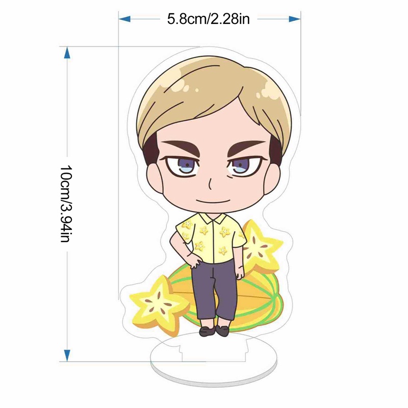 Mô Hình Nhân Vật Margot3 Trong Phim Attack On Titan Bằng Nhựa Acrylic Có Giá Đỡ Trang Trí Bàn Làm Việc