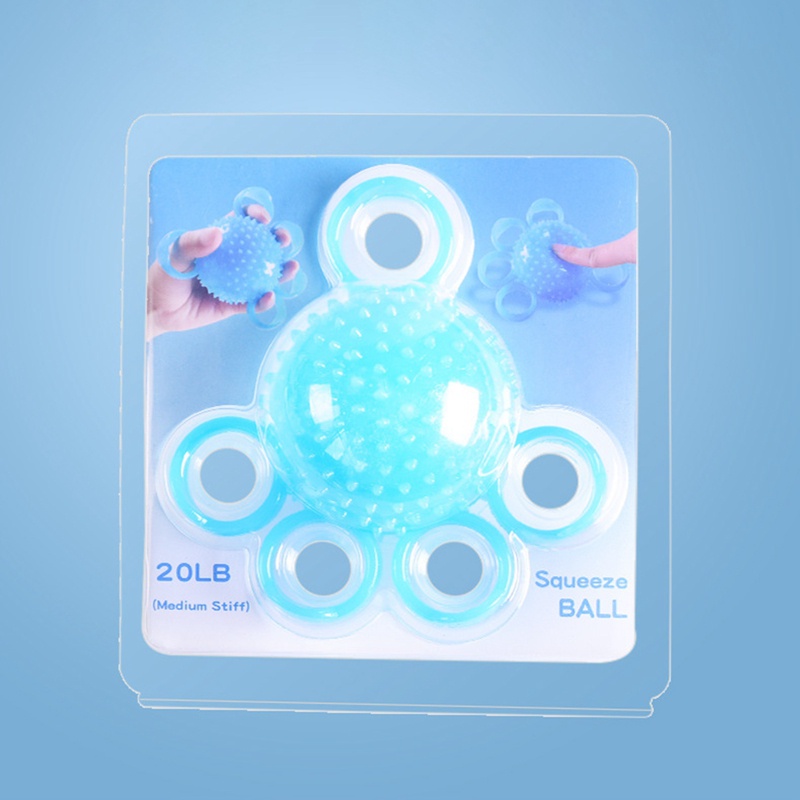 Jjiuad TPR Bóng Mềm Mại Tập Lực Nắm Ngón Tay Chuyên Dụng