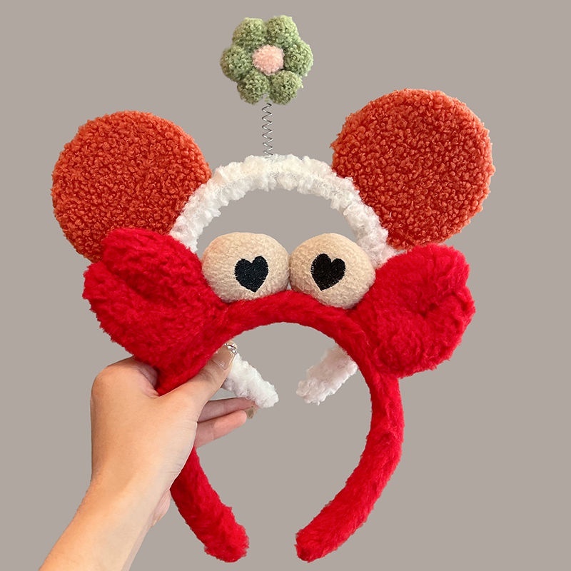 Băng Đô Vải Họa Tiết Hoạt Hình Dễ Thương Thời Trang