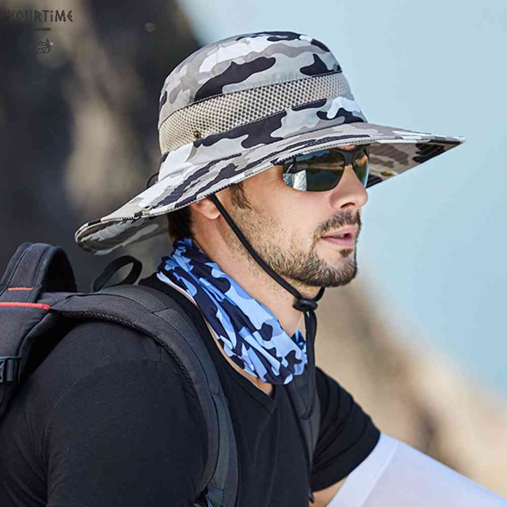 Mũ Lưỡi Trai Thể Thao Chống Tia UV Bằng Polyester Có Khóa Điều Chỉnh Được Cho Nam