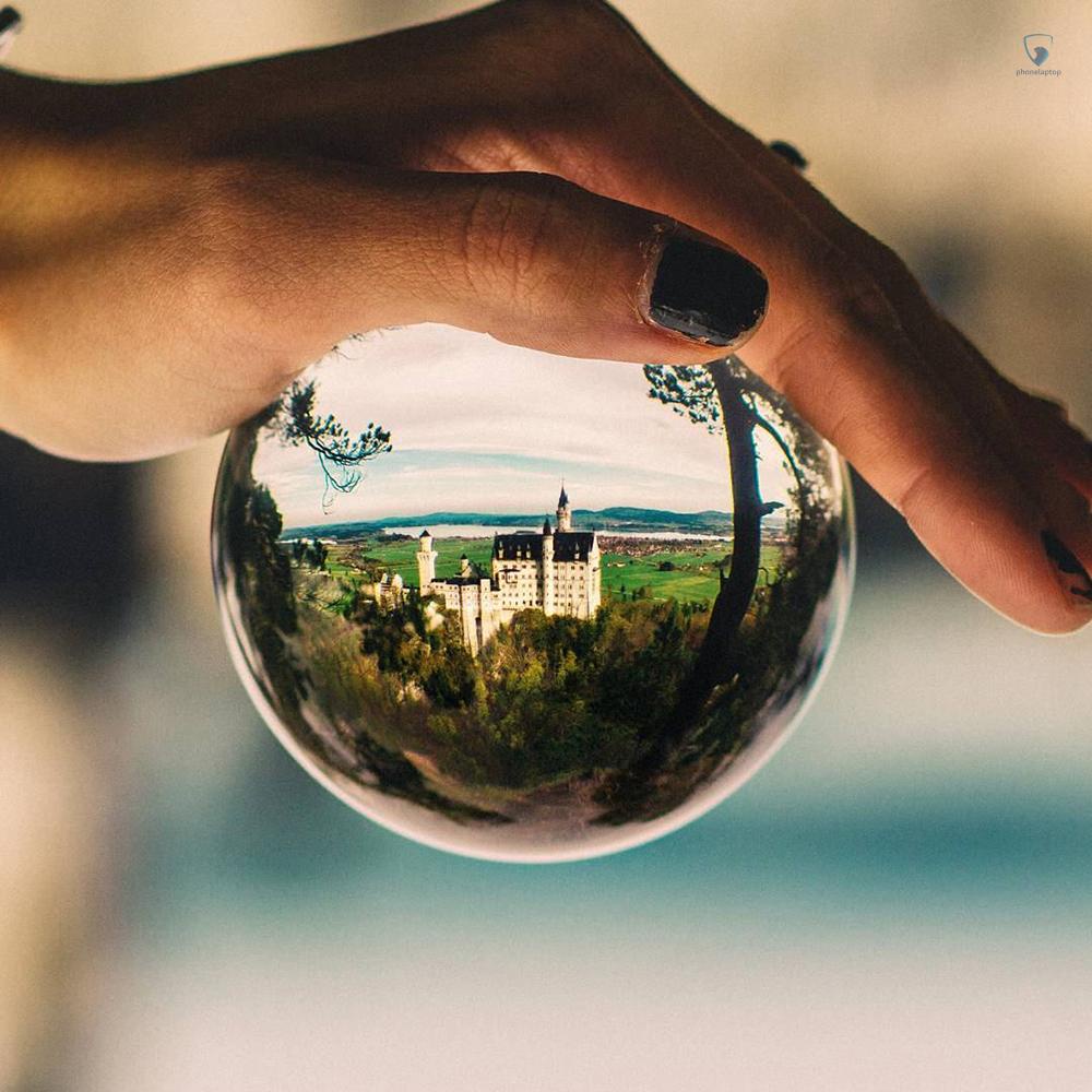 Quả Cầu Pha Lê Trong Suốt Đường Kính 40mm Trang Trí Nhà Cửa