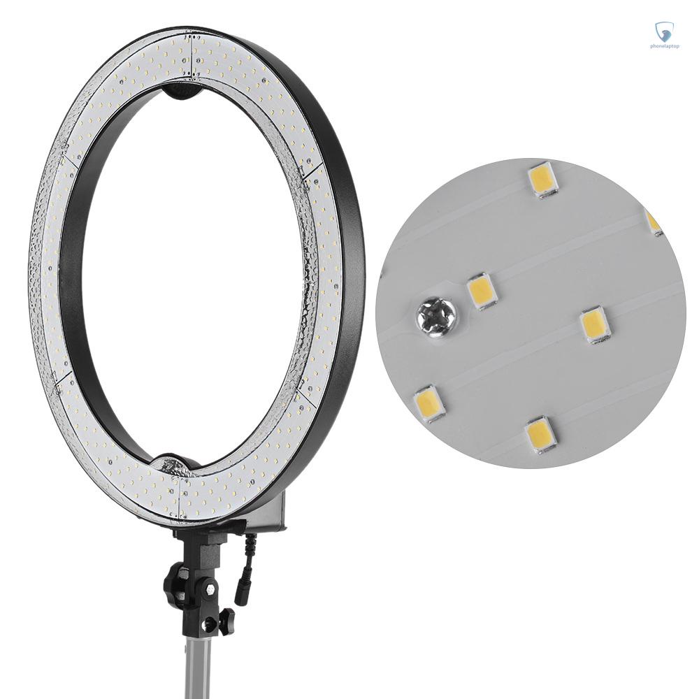 Bộ 240 Hạt Đèn LED Andoer RL-680B 18.9 &quot;/ 48cm 55W Macro 5500K Ánh Sáng Trắng / Cam Kèm Túi Lọc Gương Trang Điểm