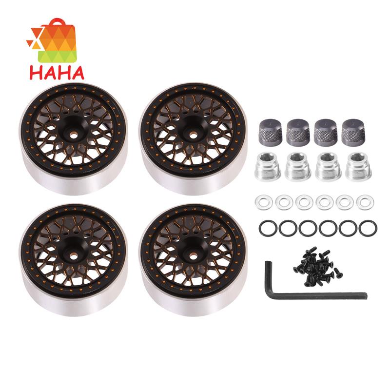 Set 4 Vành Bánh Xe 1.9 Bằng Kim Loại Cho Xe Điều Khiển Từ Xa Traxxas TRX4 RC4WD D90 Axial SCX10 Capra Redcat 1 / 10