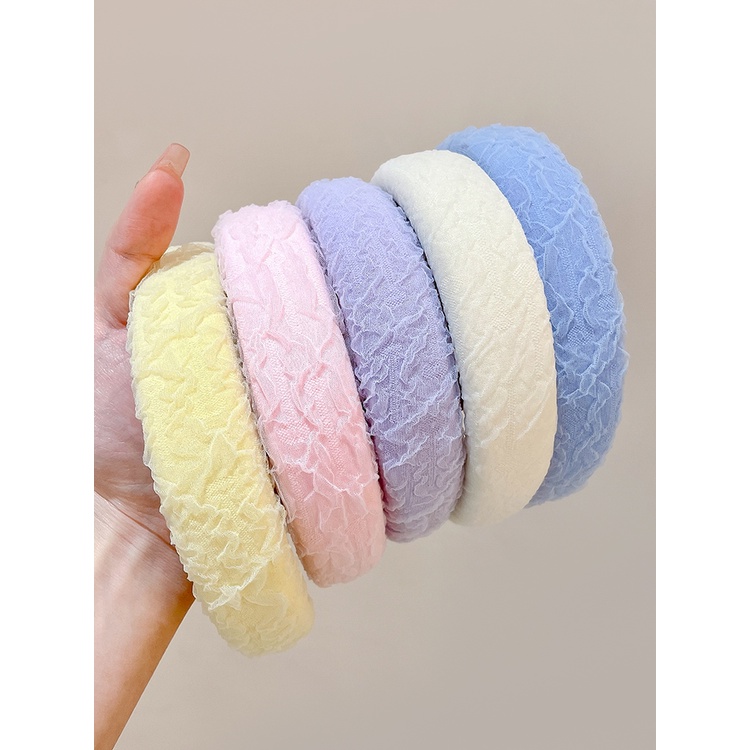 Băng Đô Cài Tóc Bản Rộng Thời Trang Mùa Hè Cho Nữ