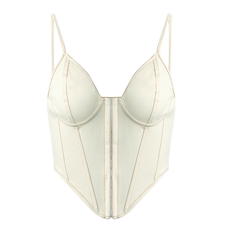 Áo Hai Dây Cổ Chữ V Ôm Dáng Thanh Lịch Hợp Thời Trang Cho Nữ