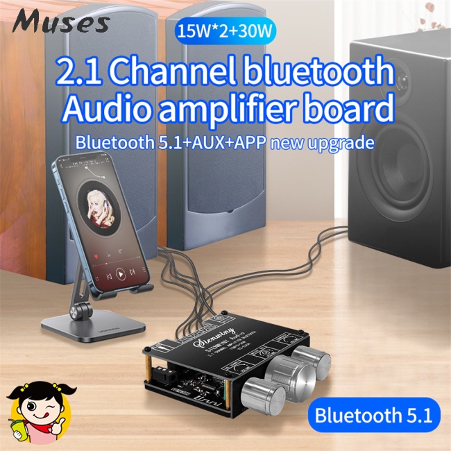 Mô Đun Khuếch Đại Âm Thanh Bluetooth 5.1 Kênh 2.1 Ys-e30h
