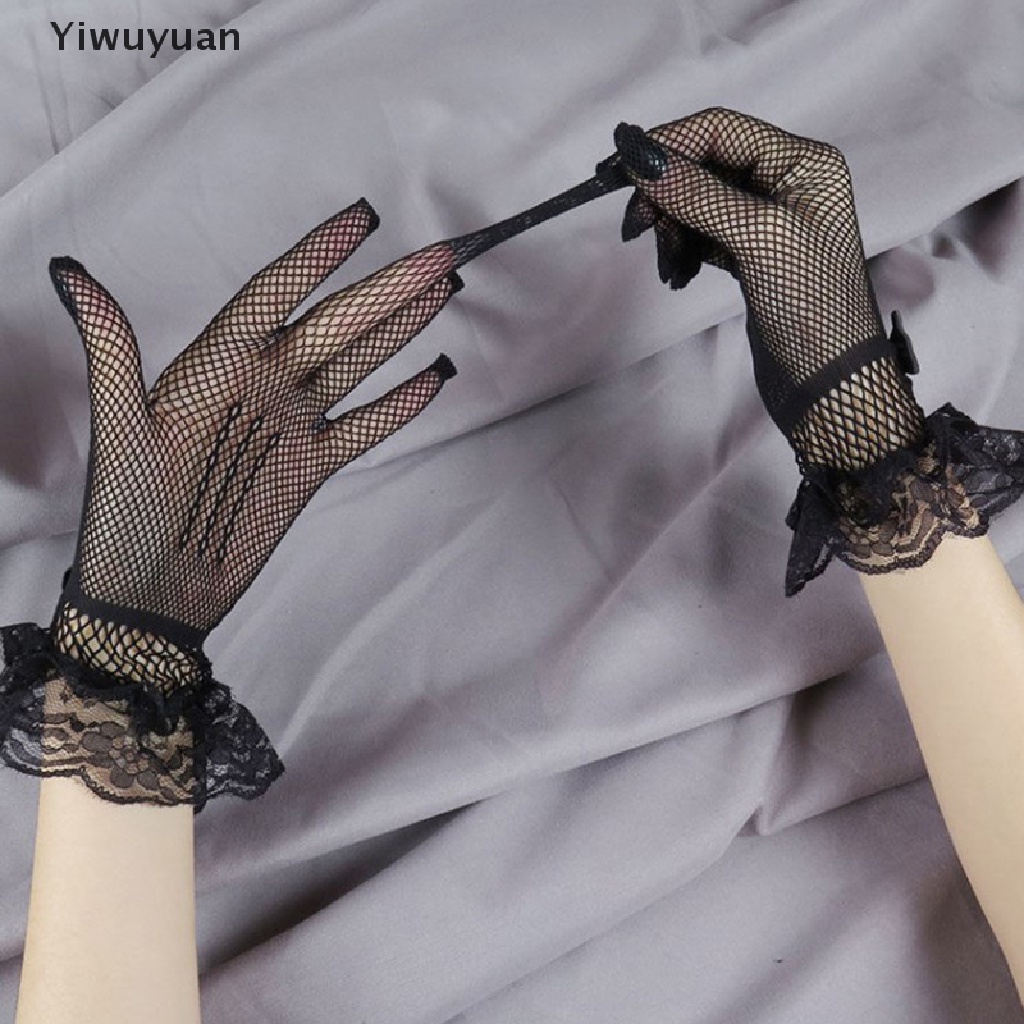 < Yiwuyuan > Găng Tay Lưới Ren Thời Trang Cho Nữ Giảm Giá