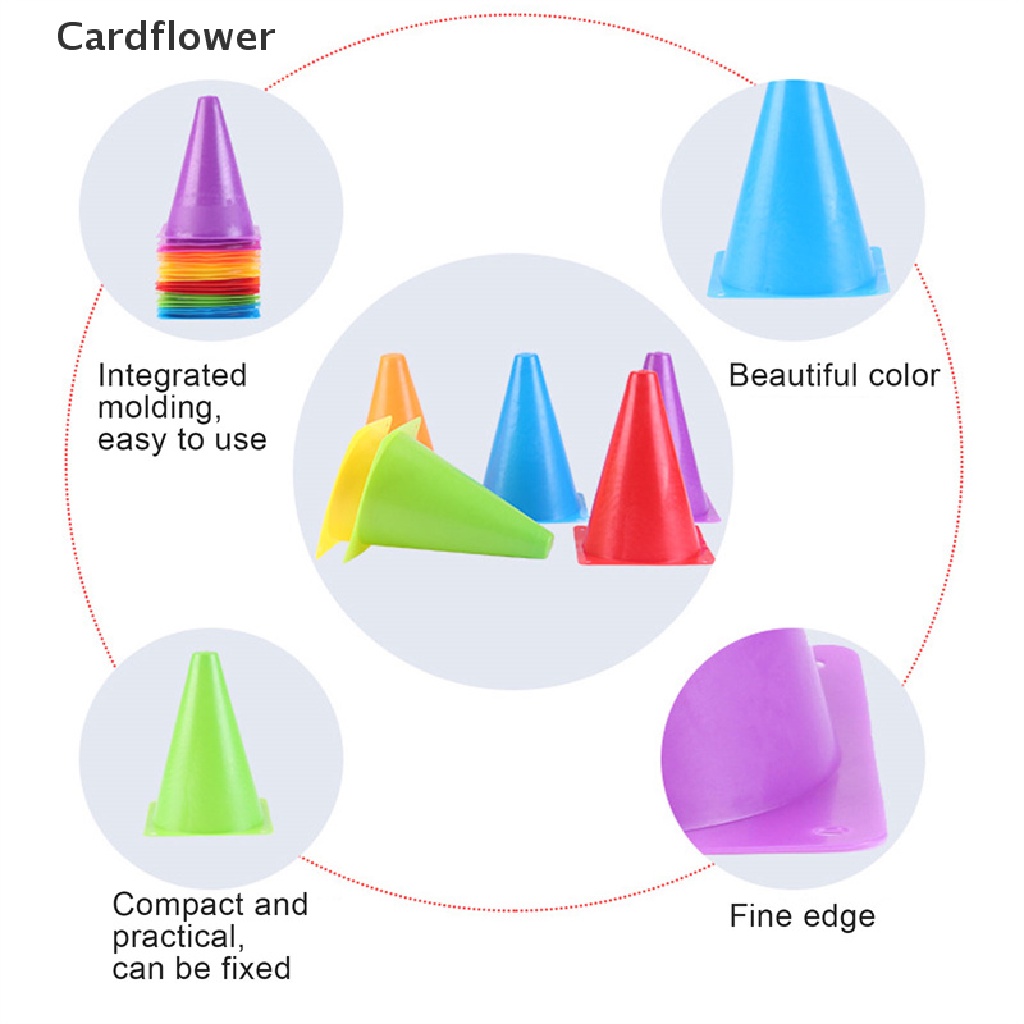 < Cardflower > Xô 18CM 6Inch Có Thanh Lăn Hình Nón Phụ Kiện Thể Thao Hàng Đang Bán Chạy