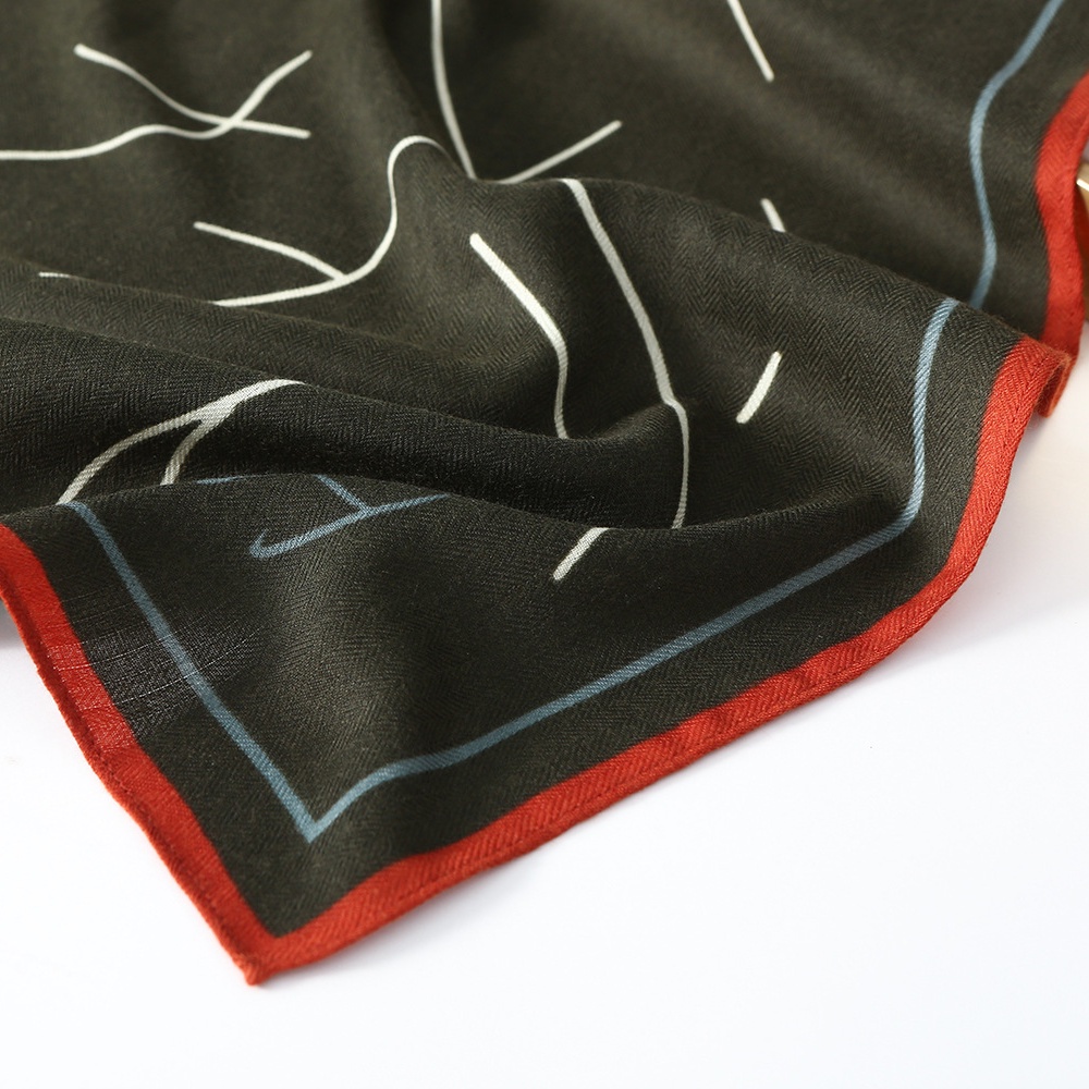 Khăn Choàng Cổ Hình Vuông Cỡ Nhỏ Chất cotton Lanh Thời Trang Xuân Hè Kích Thước 65 * 65cm Cho Nữ