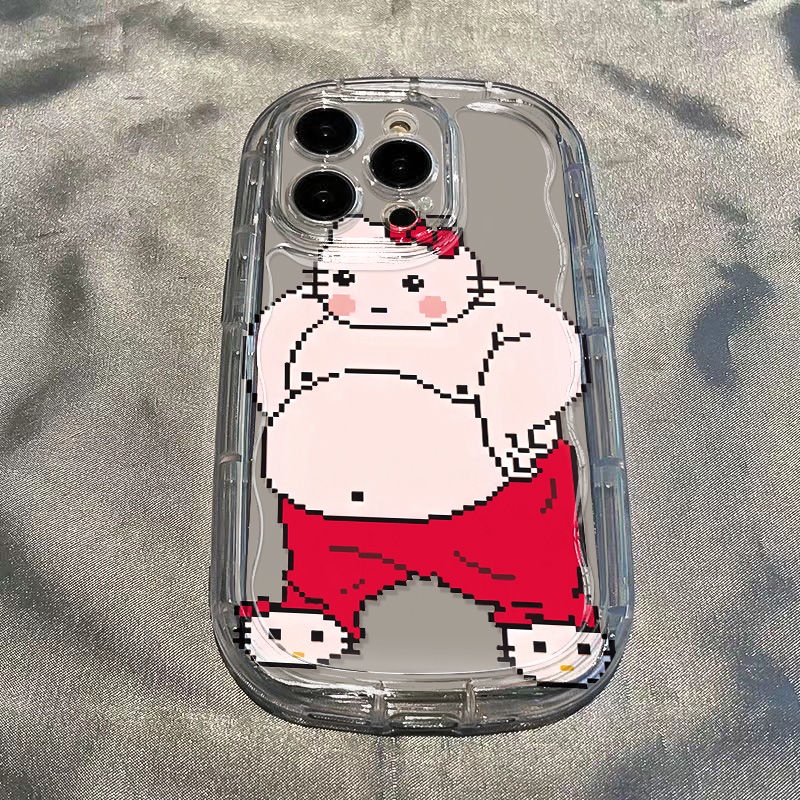 ✅Ốp Điện Thoại Mềm Trong Suốt Chống Sốc Hình Hello Kitty Cho Apple xs promax 712 8p13iPhone14xr / 11 XGNM