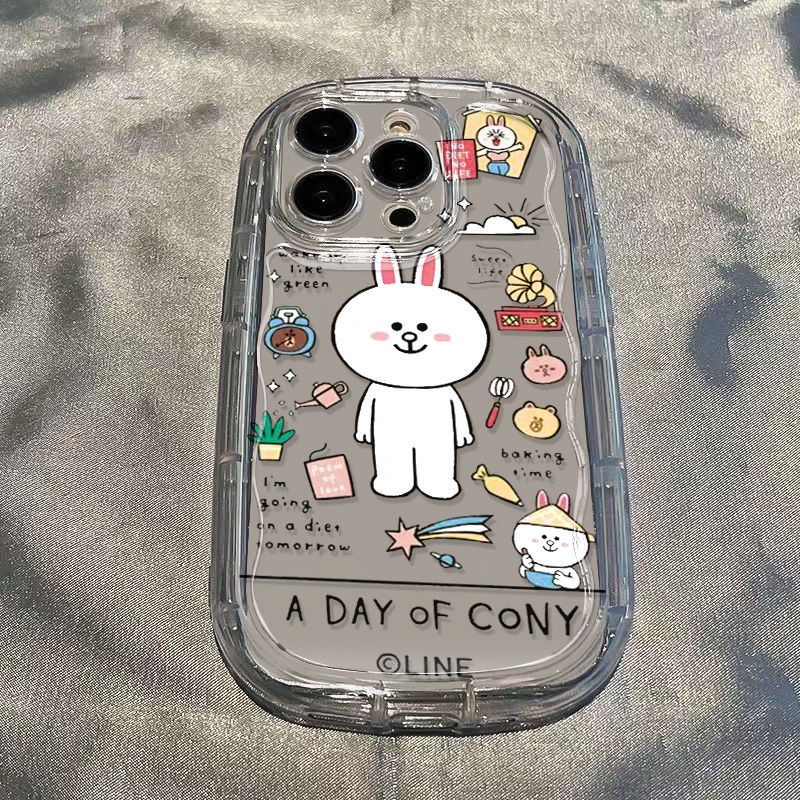✅Ốp Điện Thoại Mềm Trong Suốt Chống Sốc In Hình Thỏ Trắng Cho Apple Iphone 14 712xs / 118p / xr Promax 13 / P3RE