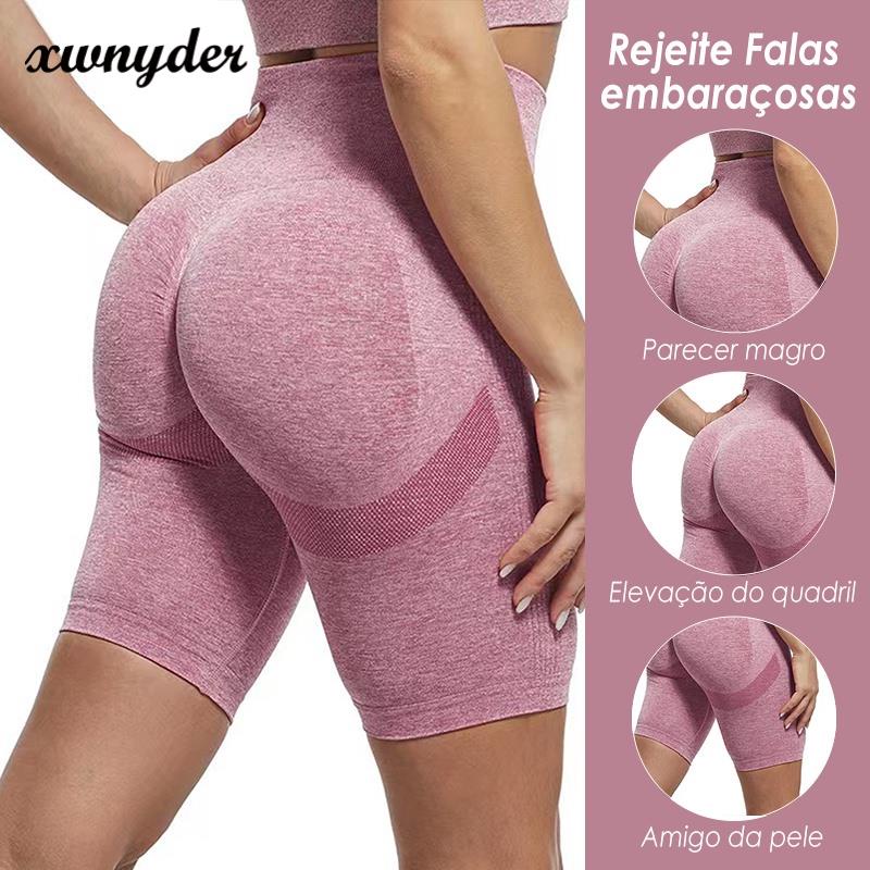 Quần Short Thể Thao Lưng Cao Thiết Kế Thoáng Khí Thời Trang Cho Nữ