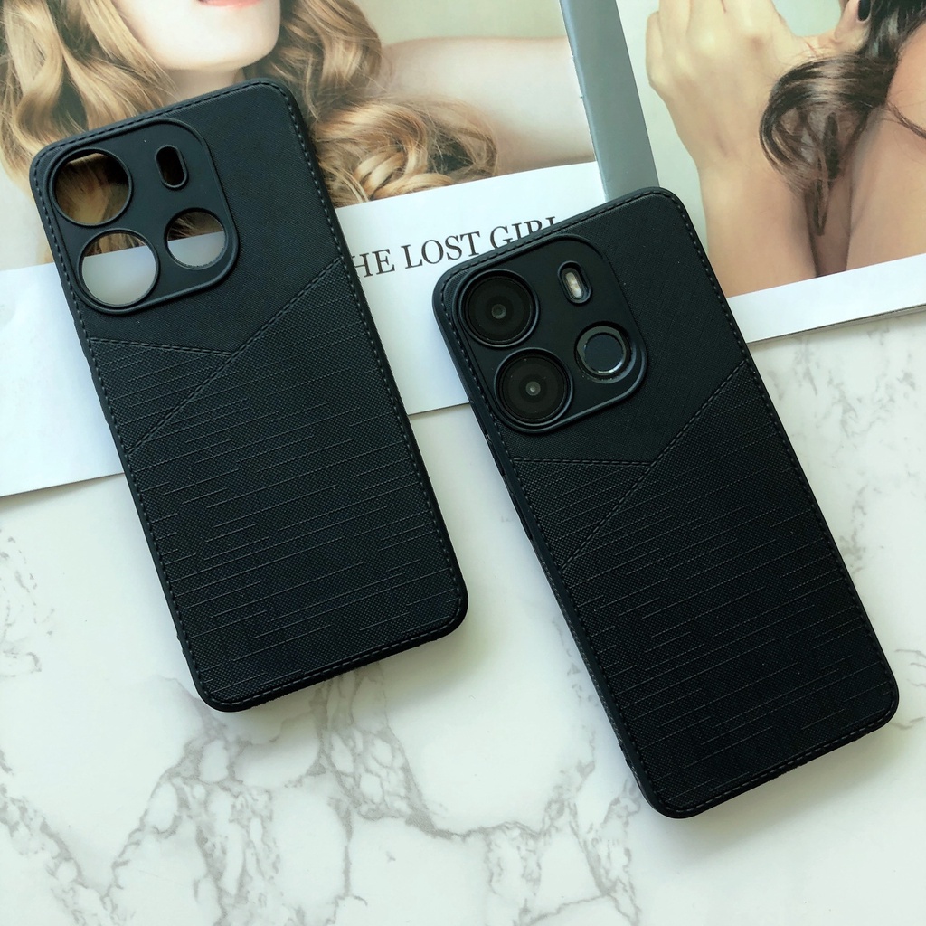 Ốp Điện Thoại Vải Denim Chống Rơi Cho Tecno Spark 10 Pro