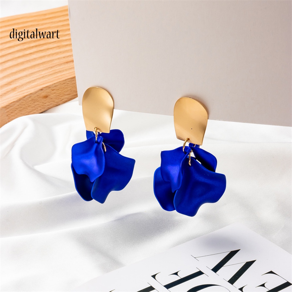 Kỹ Thuật Số| 1 Đôi Bông Tai Thả Vỏ Sò Acrylic Hình Học Thời Trang Thanh Lịch Dễ Phối Đồ Cho Nữ