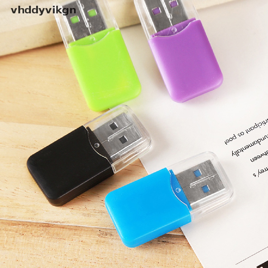 Đầu Đọc Thẻ Nhớ Micro SD TF Flash USB 2.0 Chất Lượng Cao Cho Laptop SH